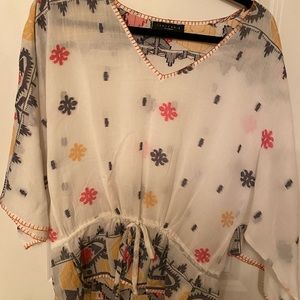 sanctuary sheer tribal shirt